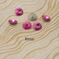 1122 Swarovski Rivoli, Rose, SS39 / 8 mm / 5 Stück