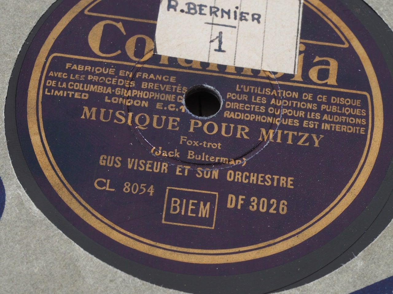 Schallplatten: DISQUES 78 TOURS – Gebraucht aus Lausanne von Leag 9