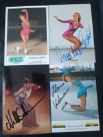 Eiskunstlaufen - 4 signierte alte Autogrammkarten - Set