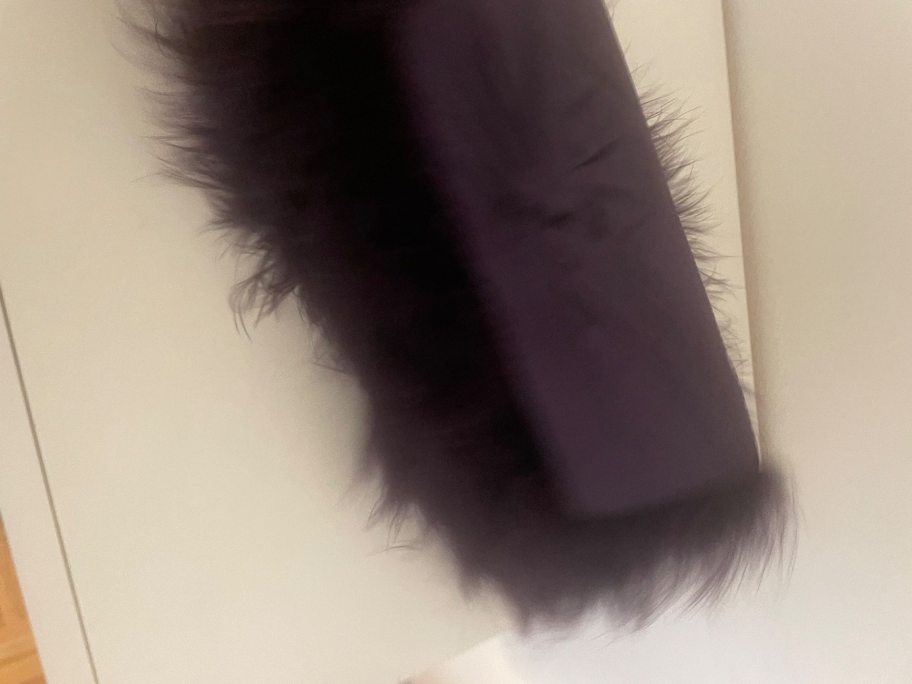 Borse da donna: Sac de soirée violet avec plumes – Usato da Lausanne venduto da Molecule11 6