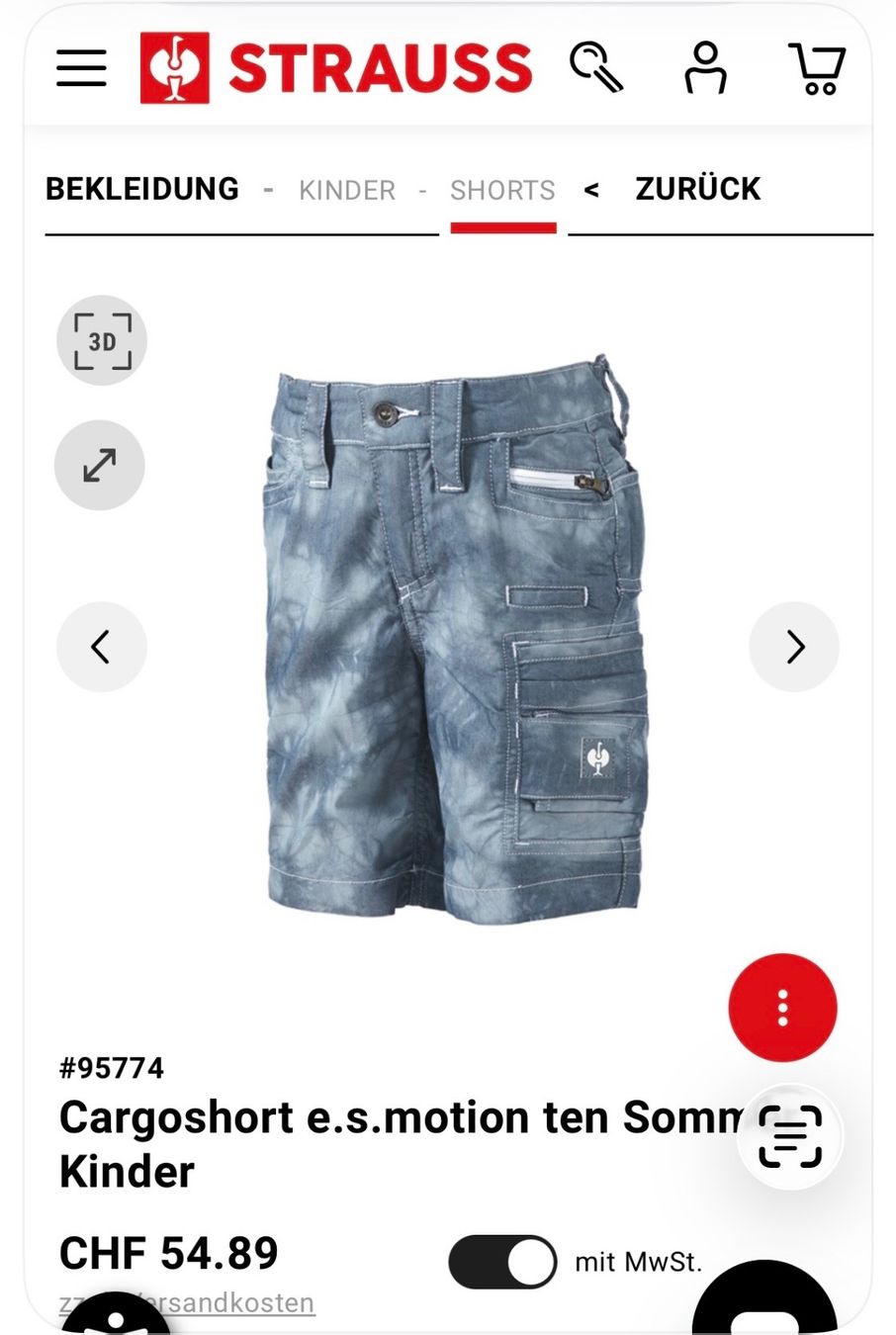 Engelbert Strauss Pantaloni: Engelbert Strauss Cargoshort, Gr. 158/164 – Usato da Dittingen venduto da Paprika8 4