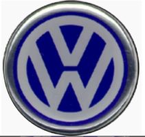 VW Nabendeckel 3D Aufkleber 48mm 4er Set NEU