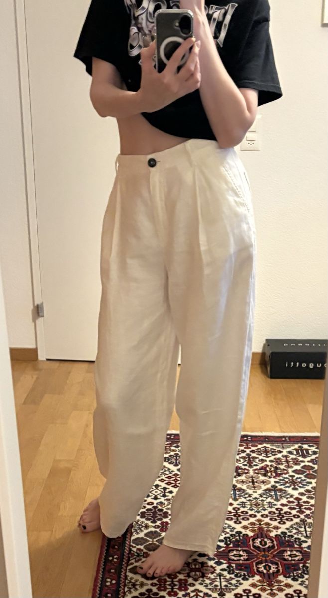 Massimo Dutti Pantaloni: Linenhose Massimo Dutti, Gr. S (34) – Usato da Möhlin venduto da Halylea 4