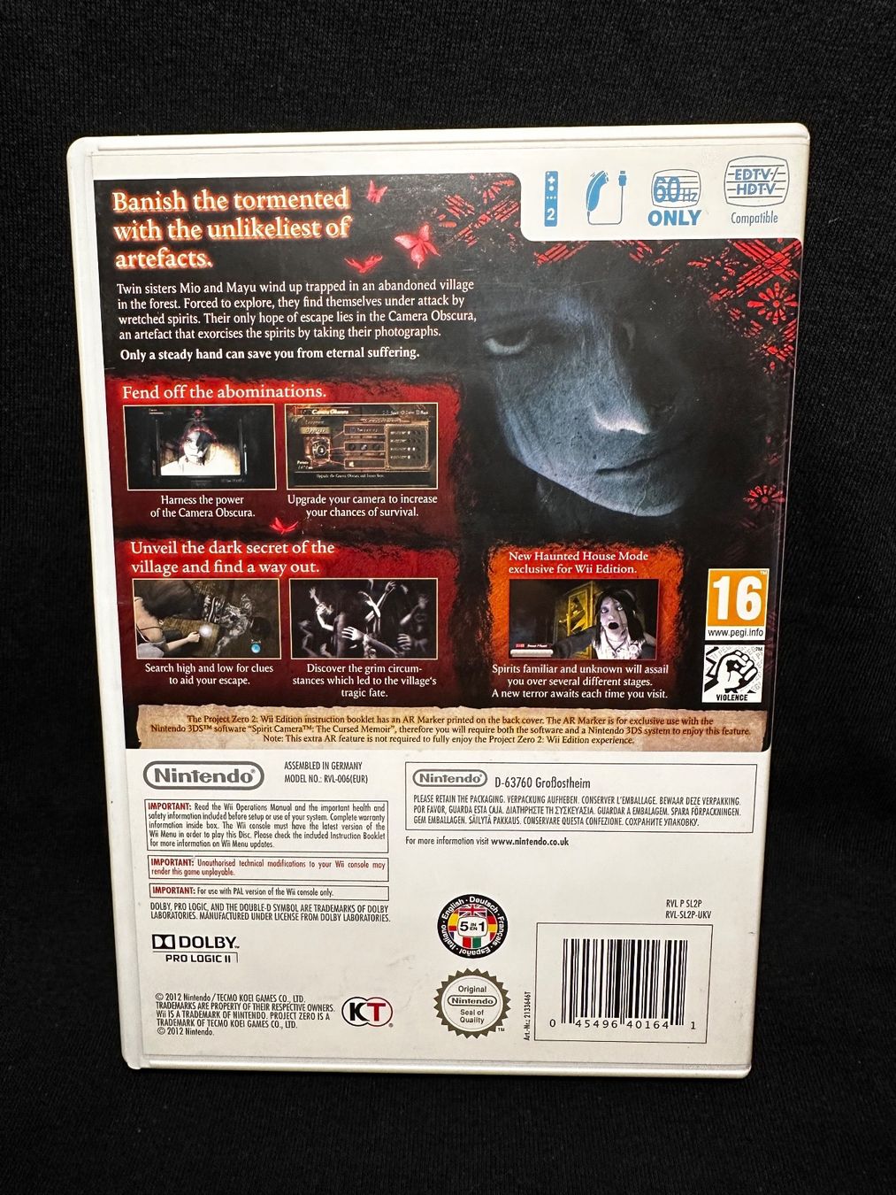 Nintendo Spiele: Project Zero 2 I Nintendo Wii I Sehr Rar – Gebraucht aus Küssnacht am Rigi von Bionicmax 1