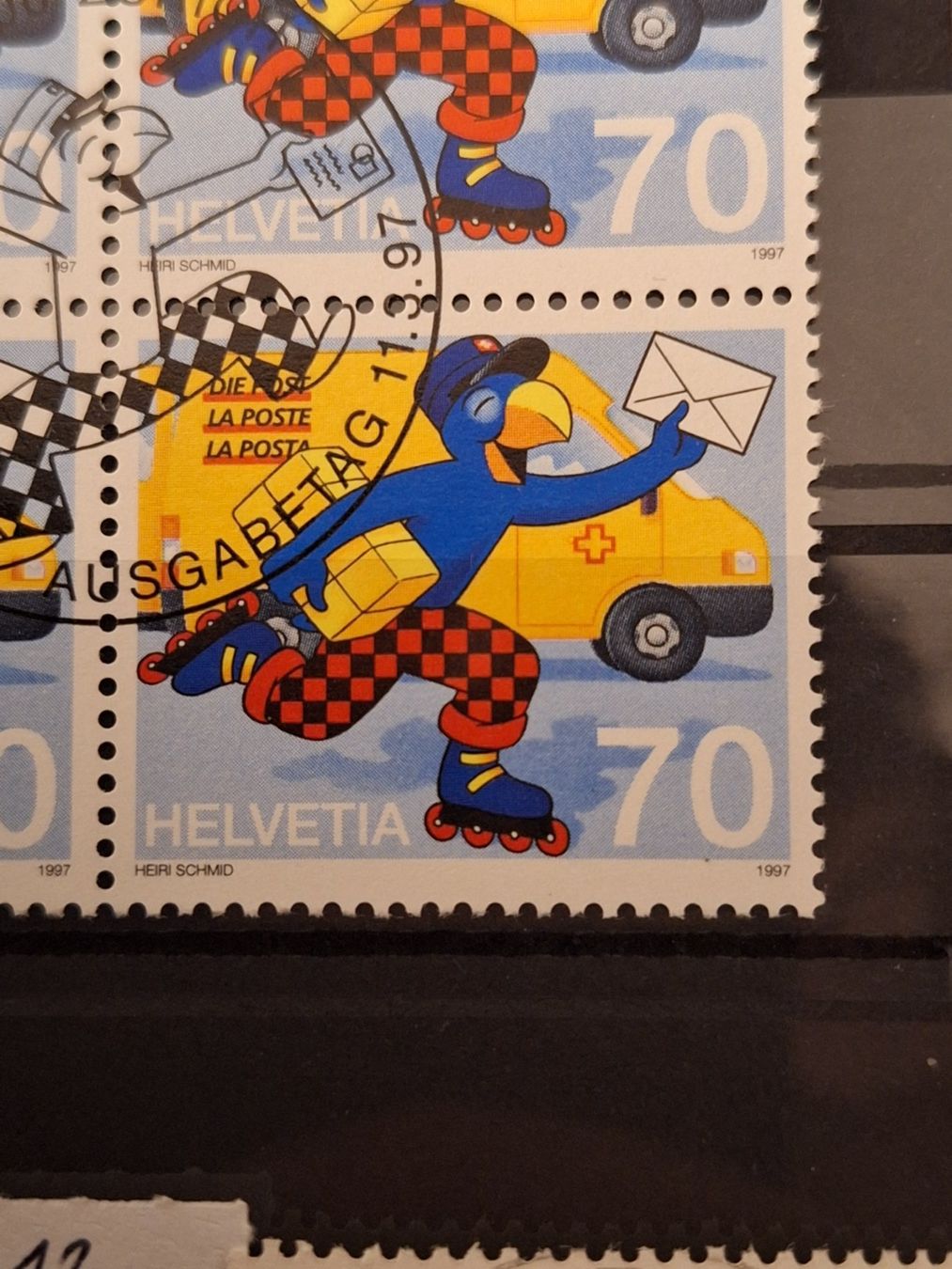 Alle Briefmarken: Globi Abarten – Gebraucht aus Balgach von SIMEON27 3
