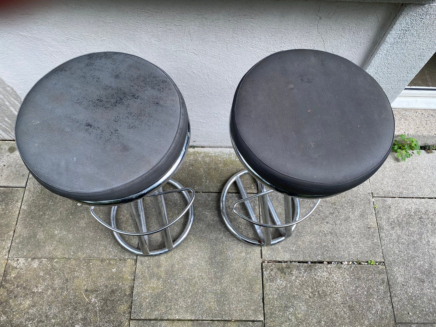 Hocker: Metall Barhocker – Gebraucht aus Zürich von Pyramid1 1