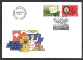 FDC Serie 705 - 707 ET Bern 21.2.1984 schön illustriert