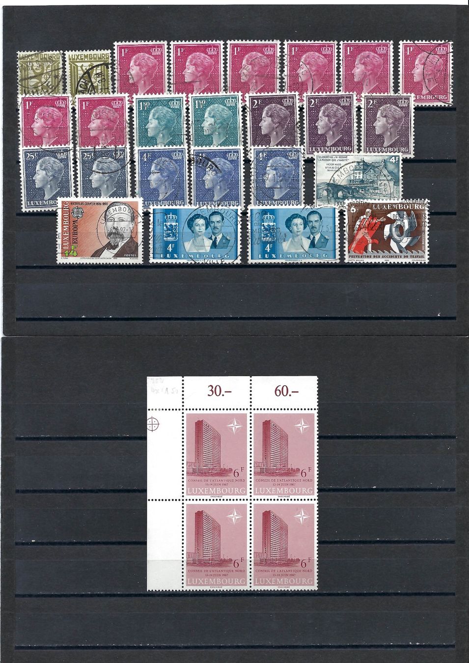 Tutti i francobolli: Briefmarken aus Luxemburg – Usato da Bronschhofen venduto da Imsr 1