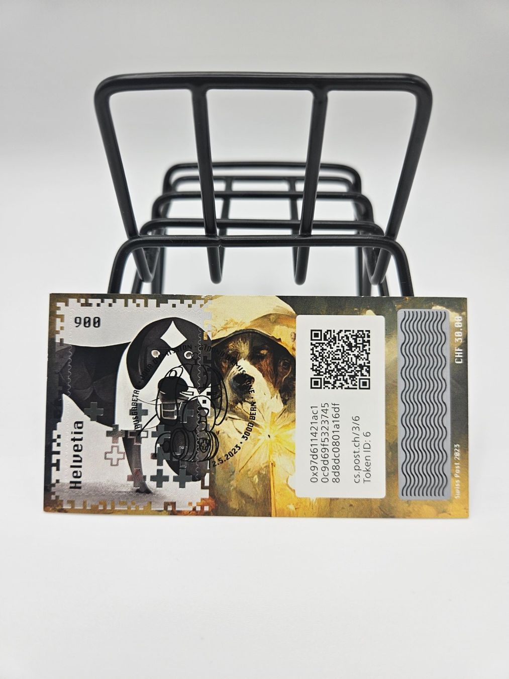 Tutti i francobolli: Swiss Crypto Stamp 3.0, ID6, Milo, Ersttag – Usato da Rickenbach SO venduto da Bytebull