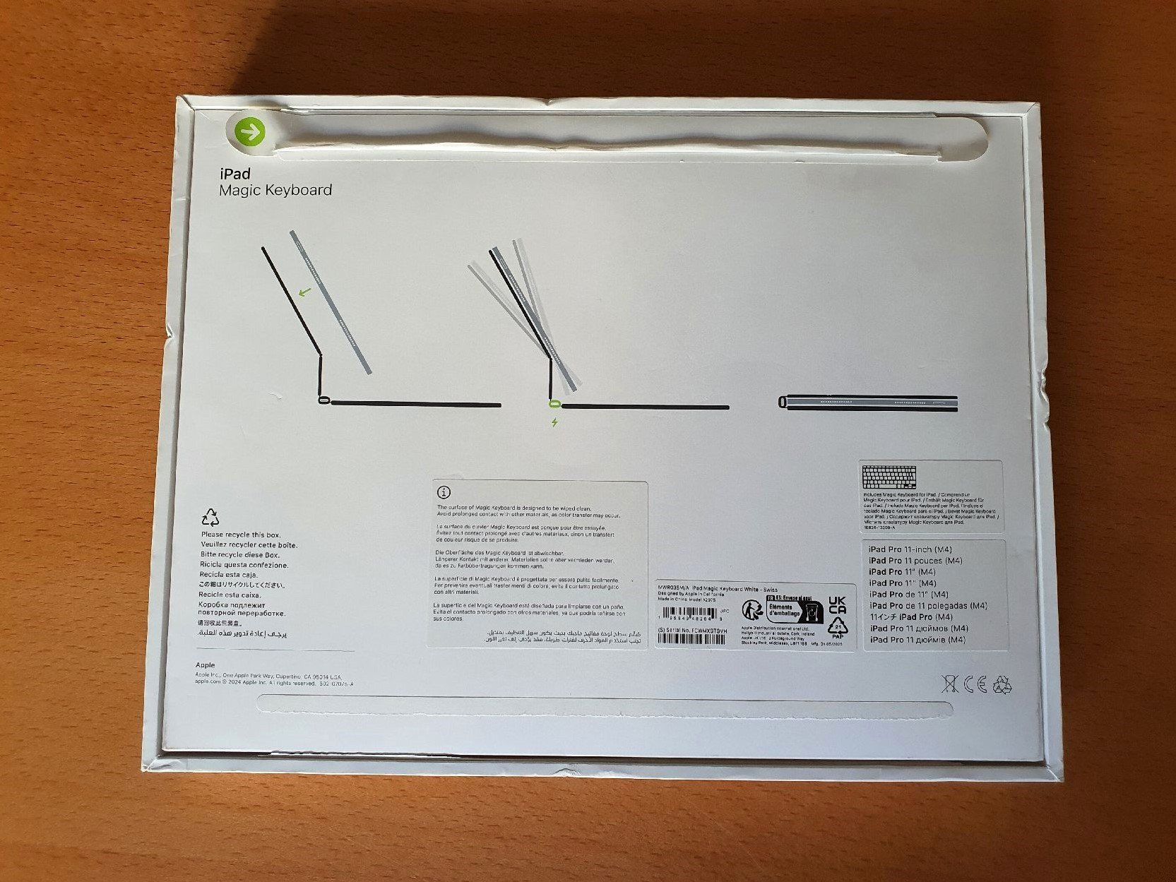 Apple Tastiere: Apple Magic Keyboard iPad Pro 11" M4 – Nuovo e nell'imballaggio originale da Rheinfelden venduto da Astoria91 6