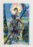 PEINTRE BÂLOIS - Hans Stocker - Lithographie