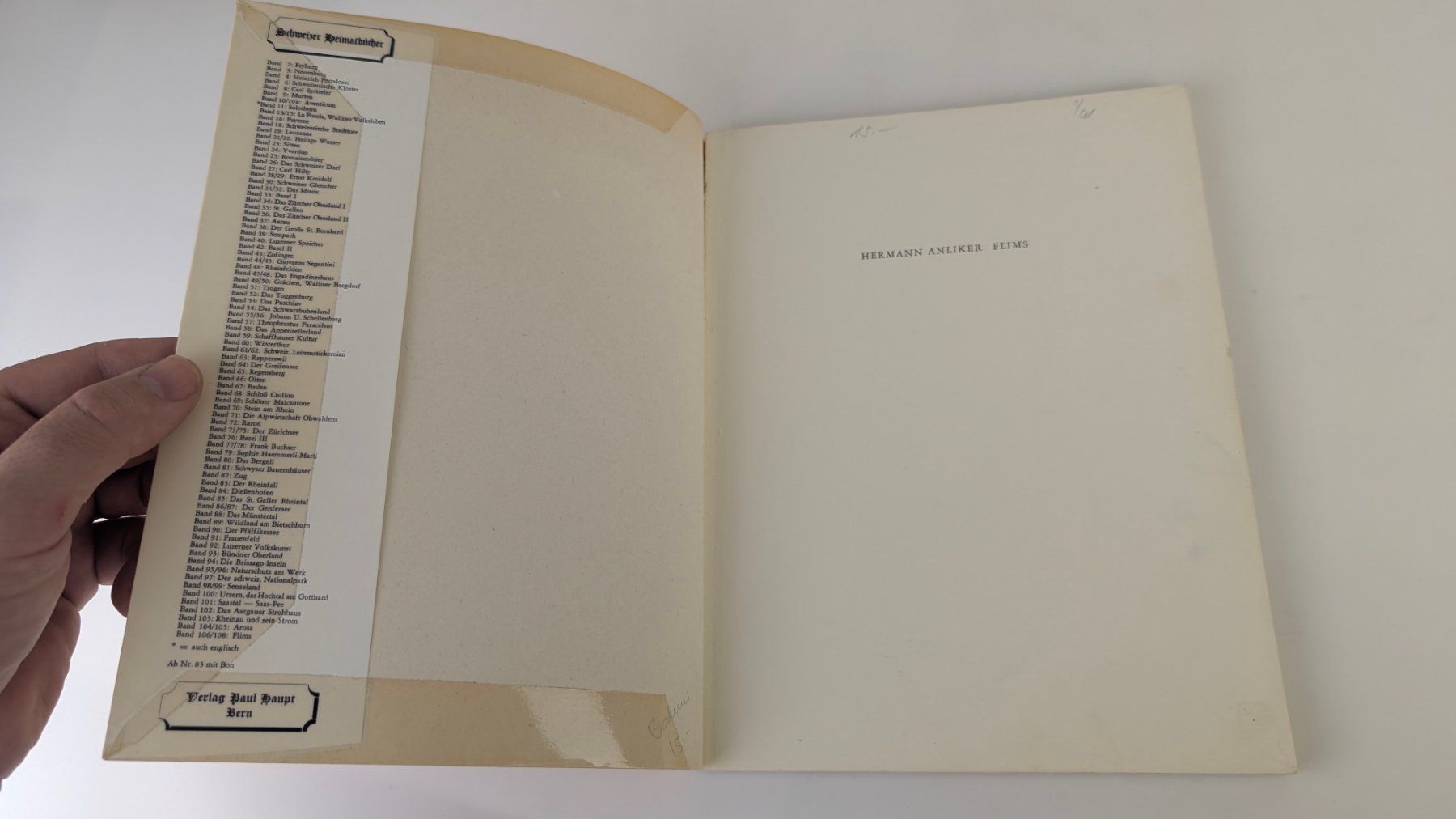Libri: Schweizer Heimatbücher: Flims 1961 – Usato da Zürich venduto da axolottchen 2
