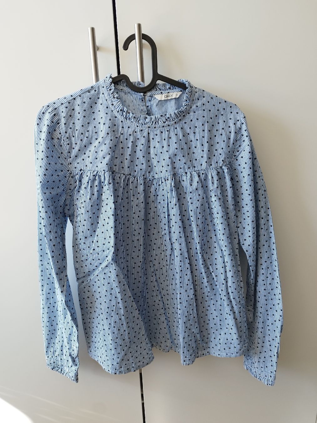 Only Blusen: Damen Bluse blau / weiss gestreift mit Sternchen / Gr. 36 – Neu (gemäss Beschreibung) aus Bremgarten AG von Annikaouh