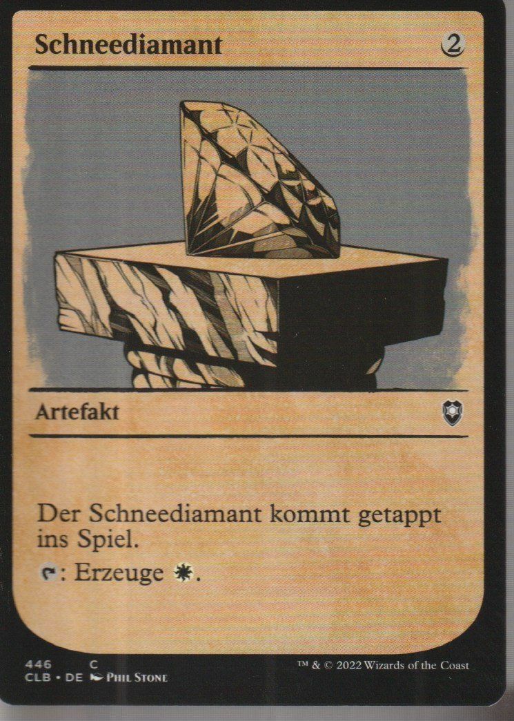 Magic The Gathering Cartes à collectionner: TCG Magic The Gathering MTG CLB 446 Schneediamant – Neuf (Voir description) à Vezia par Aquarius_Age