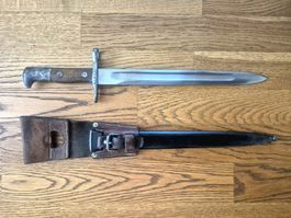 Bajonett Modell 1899 mit Frosch Schweizer Armee,