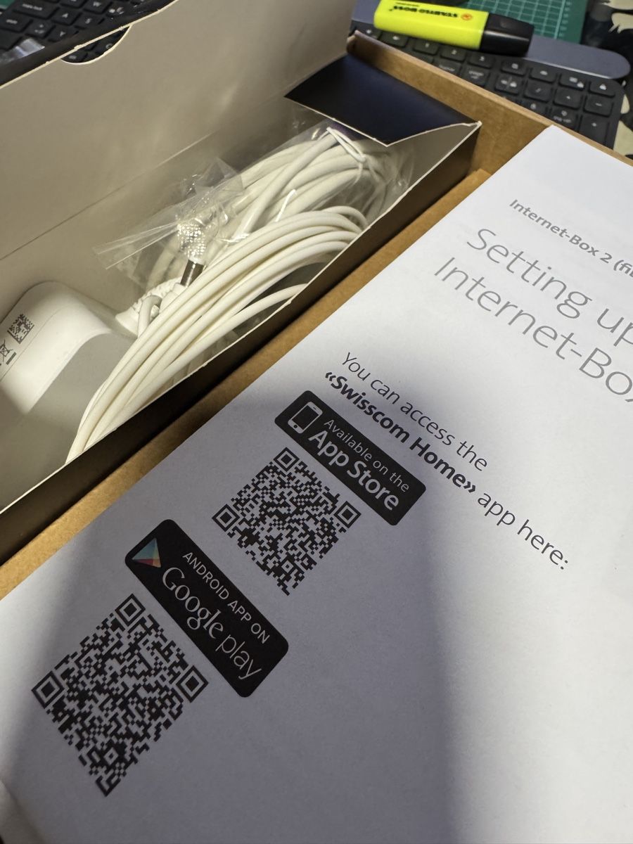 Swisscom Modem & Router: Swisscom Internet-Box 2 Fibre - Neu. – Nuovo (secondo la descrizione) da Viganello venduto da NicodemusRoger 2