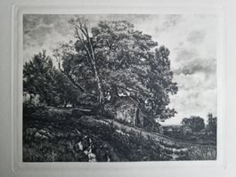 LANDSCHAFT RADIERUNG NICHT SIGNIERT