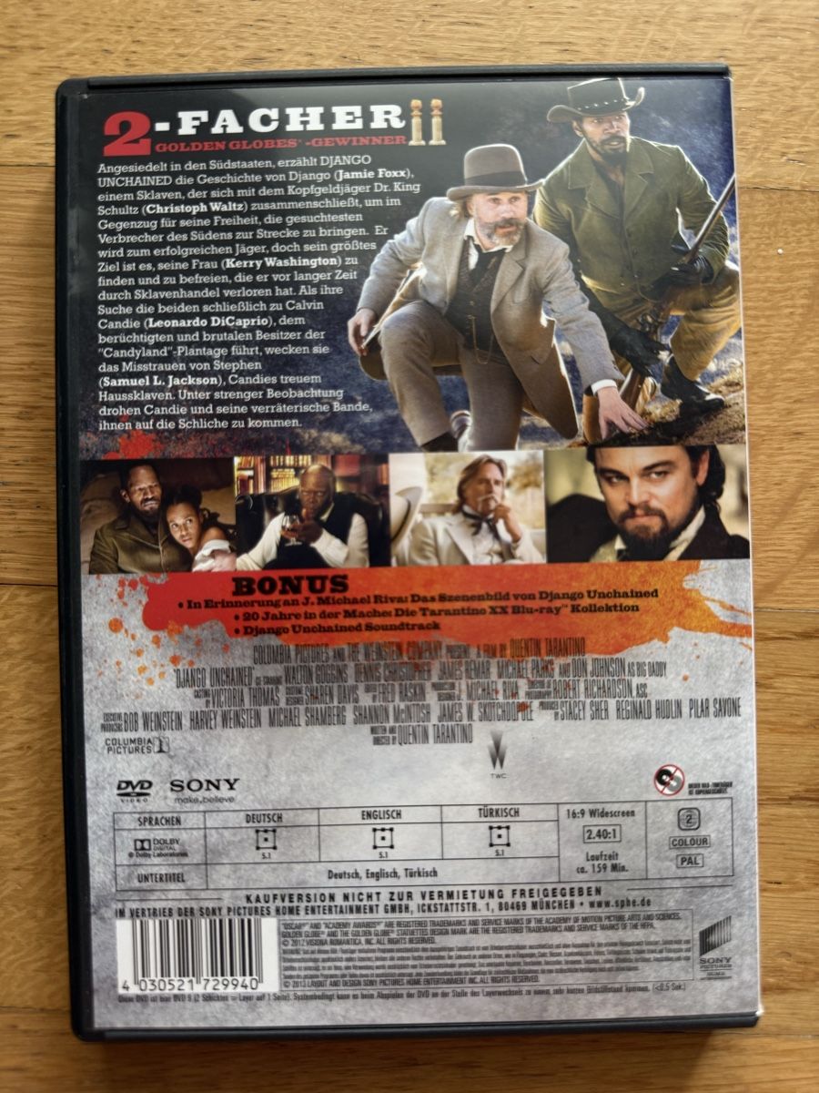 Alle DVDs: Django Unchained - DVD – Gebraucht aus Kölliken von nerdorado 1