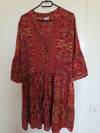 Ibizaa Sommerkleid *Einheitsgr.*80 % Seide*