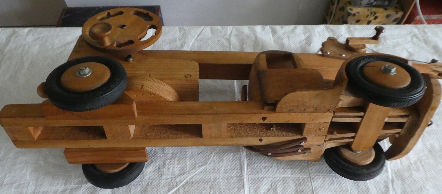 Giocattoli: Holzspielzeug, Kranwagen. – Nuovo (secondo la descrizione) da Diessenhofen venduto da Hundeseele 8