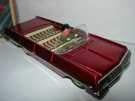 Antikes Blechauto Cabriolet rot, RARITÄT, Sammlerstück! 1:24