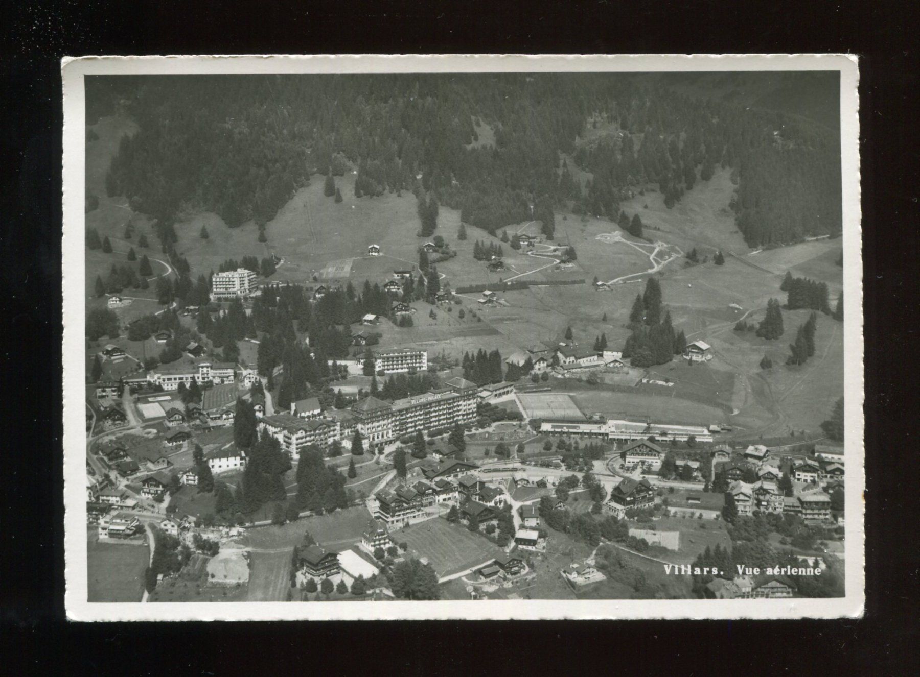 Ansichtskarten: Villars, Vue aérienne – Gebraucht aus Aarau von Elmaar41