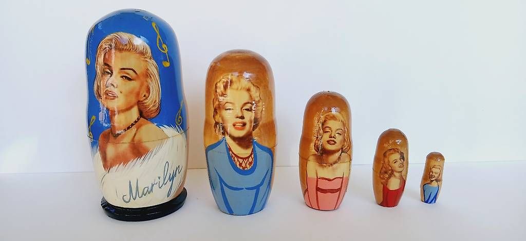 Statuette: Marilyn Monroe Matrioska da collezione  – Usato da Torre venduto da Jessica_M111