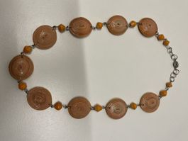 Halskette / Kette aus Papier / Handarbeit