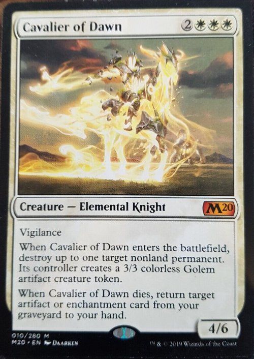 Magic The Gathering Carte collezionabili: MTG - Cavalier of Dawn - EN – Usato da Bolligen venduto da Gurkenfeld