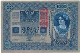 Österreich 1000 Kronen 1902/1919 P59