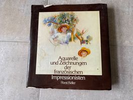 Buch Aquarelle und Zeichnungen der Franz.impressionisten