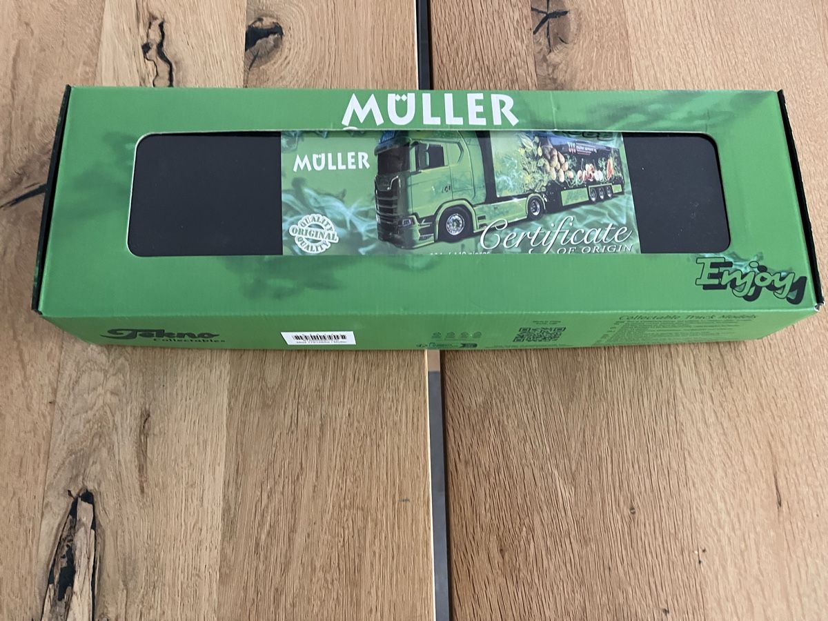Scania Kit di modellismo & Modellini statici: Tekno Müller Enjoy – Nuovo e nell'imballaggio originale da Sursee venduto da Pfippu82 1