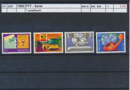1980 "PTT - Serie", ** postfrisch