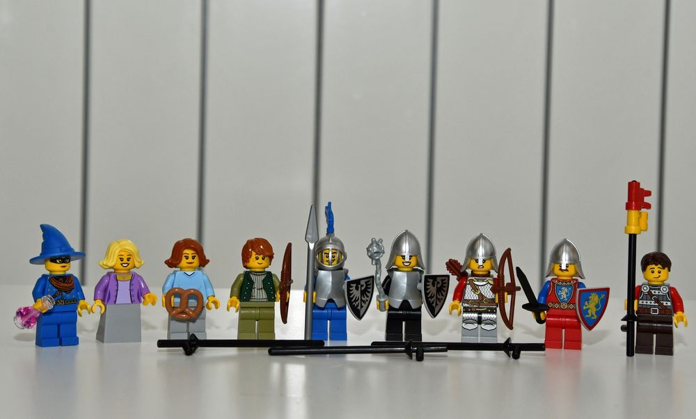 Lego Figuren Ritter Castle Kingdoms (Neu (gemäss Beschreibung)) in ...
