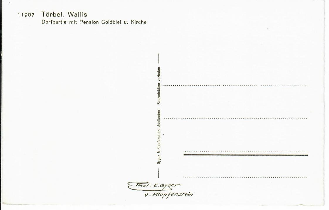 Cartes postales: Törbel Wallis – D'occasion à Hochdorf par Ziegel-16 1