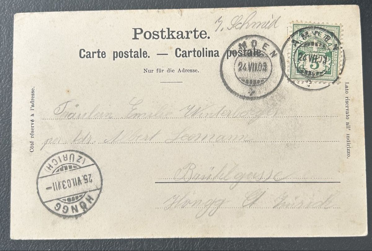 Cartoline postali: Gruss aus Amden – Usato da Horw venduto da Tellbub 1