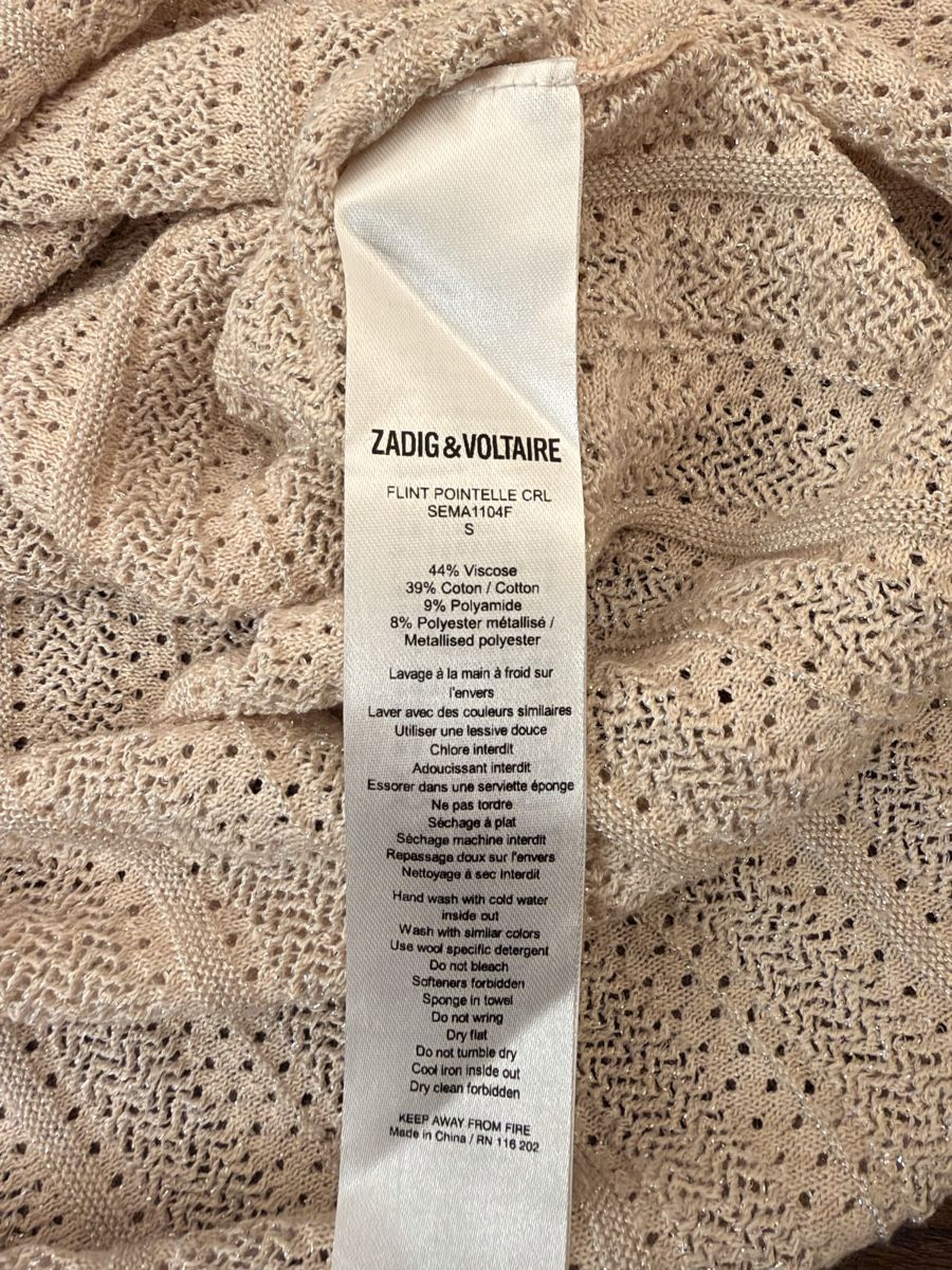 Maglioni & Felpe: Pullover Zadig & Voltaire, S, Beige metallic – Usato da Au ZH venduto da swissmatchpoint 4