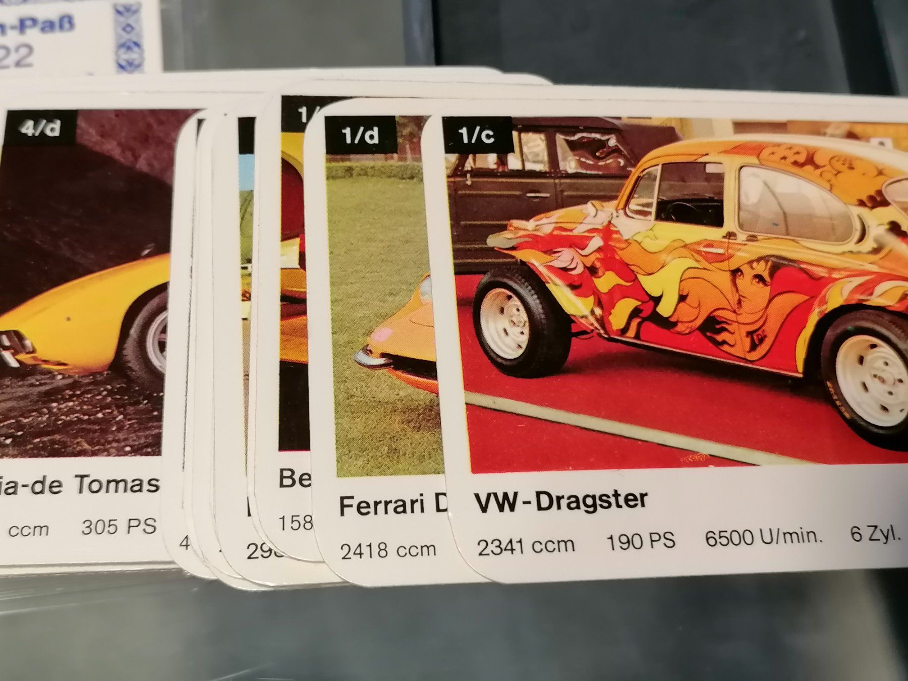Spiele: Quartett - Suoerautos - F.X. Schmid – Gebraucht aus Basel von vintagecollector 3