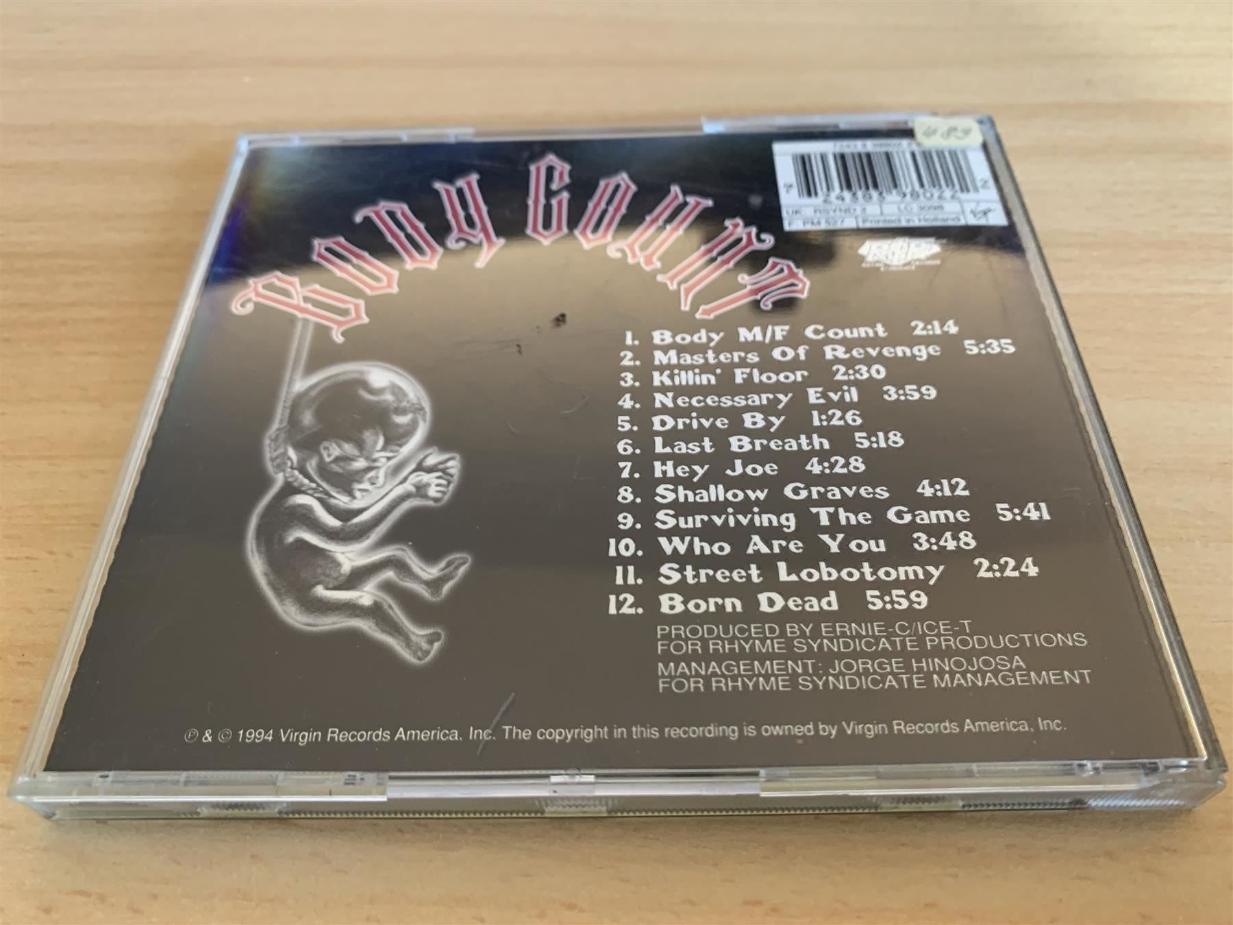 CD: Body Count – Born Dead – Usato da Rikon im Tösstal venduto da Alpenmutz 1