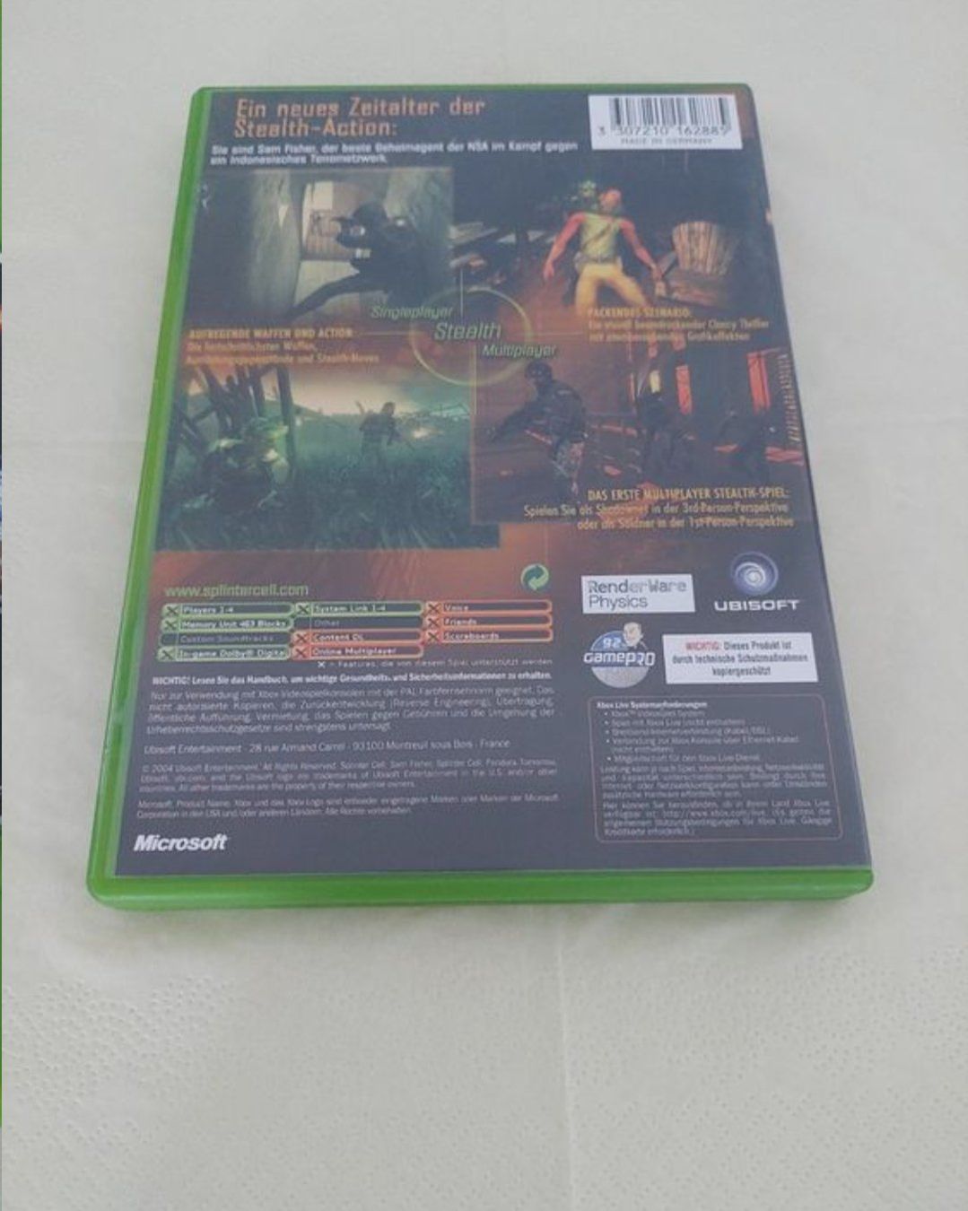 Giochi: Splinter Cell Pandora Tomorrow – Usato da Köniz venduto da Gamecollect 2