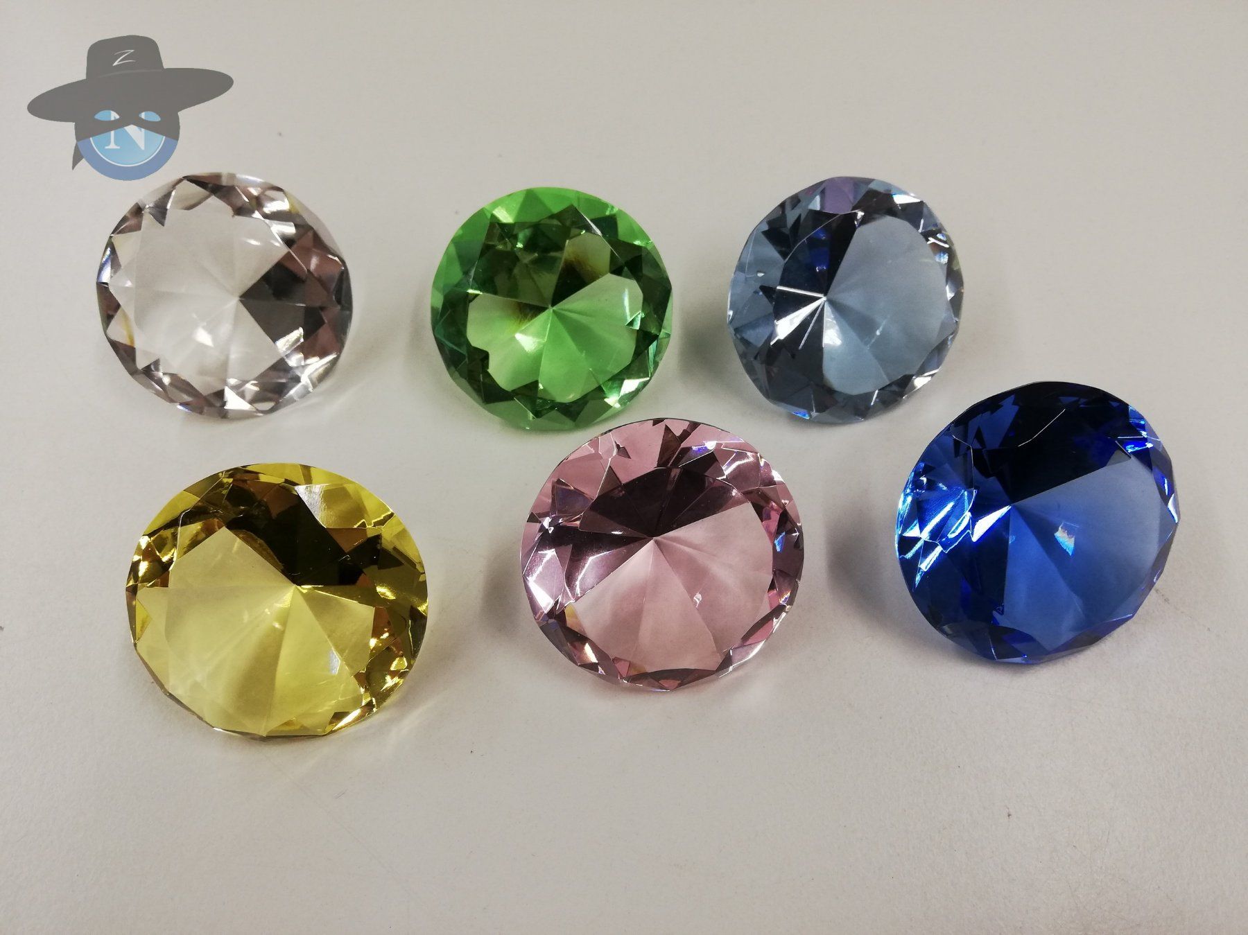 Tutte le decorazioni: 12 Glas Diamanten / 5 cm  / in Kartonbox – Nuovo (secondo la descrizione) da St. Gallen venduto da zorro_dc 1