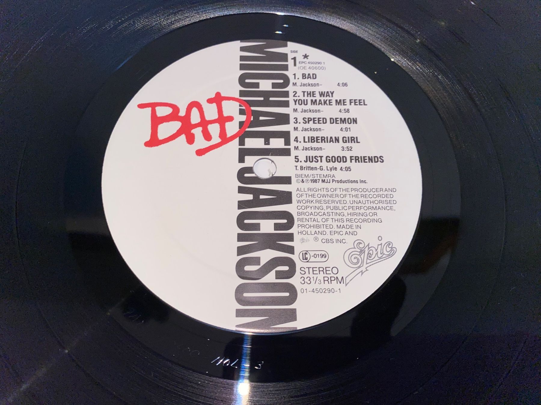 Dischi in vinile: Michael Jackson - Vinyl / 2 Alben 'Thriller' & 'Bad' – Usato da Rotkreuz venduto da mia_dc2r 6
