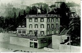 Lugano TI Hotel Lucerne Luzern-Jura 1940 sehr gut erhalten
