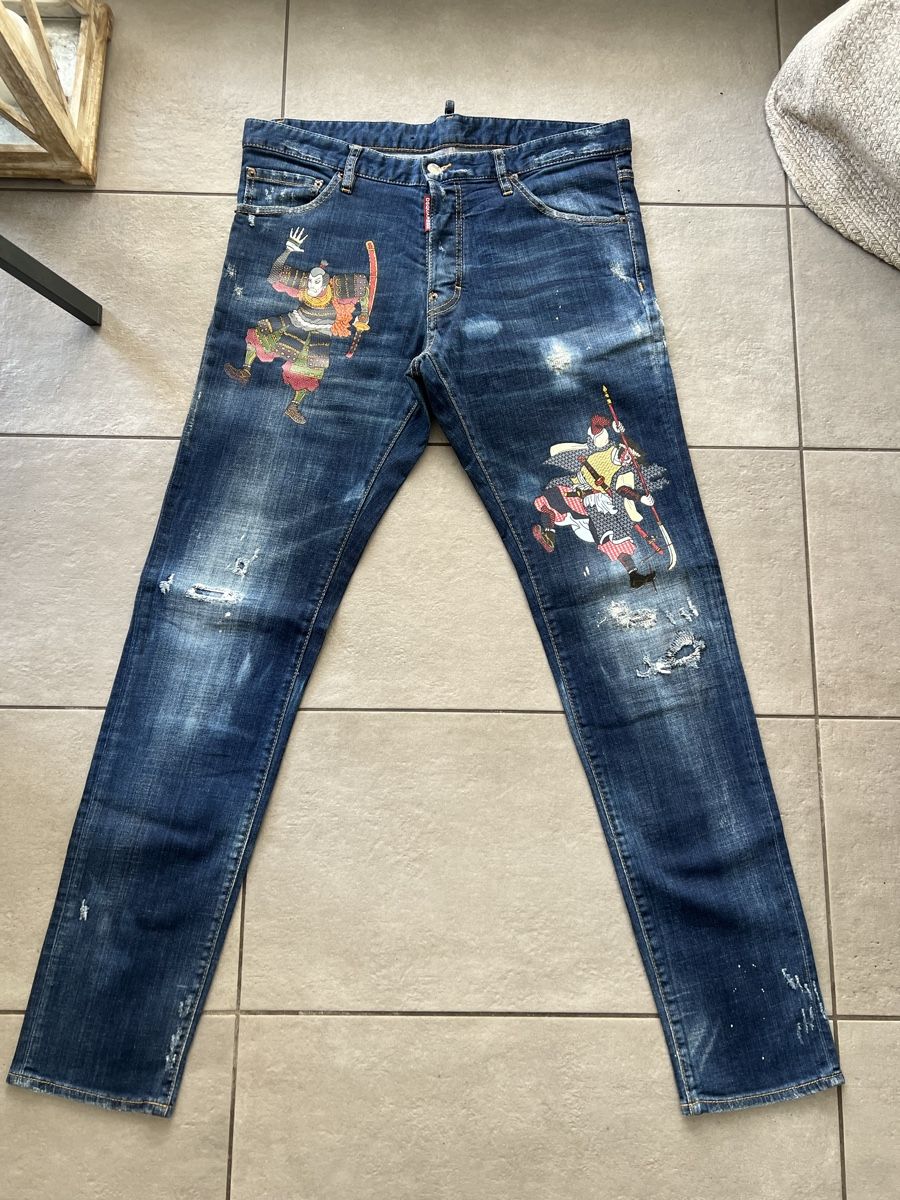 Dsquared2 Jeans: Dsquared2 Samurai jeans uomo 52 – Usato da Mendrisio venduto da fly_9wzx