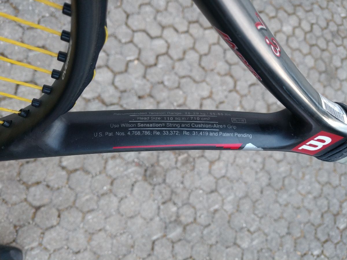 Wilson Schläger: Wilson Hammer Carbon 7.3 Tenisschläger Oversize Racket – Gebraucht aus Adliswill von michael_rr 6