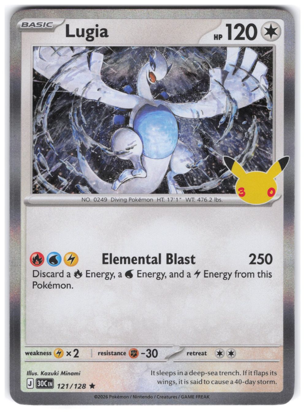 Pokémon Carte collezionabili: Lugia / 30th Celebration / 30C 121 – Nuovo (secondo la descrizione) da Arni AG venduto da PokemonCardsStore