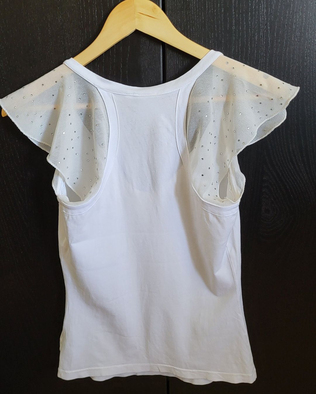 Armani Tops: A/X Armani Exchange Top, weiss, Grösse M – Gebraucht aus Schindellegi von Maidli8834 1