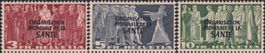 1948, OMS: 23-25 (Sym. Darstellungen) ungebraucht Kat: 125.-