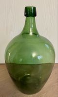 Grosse grüne Ballonflasche 42 cm Vase Flasche