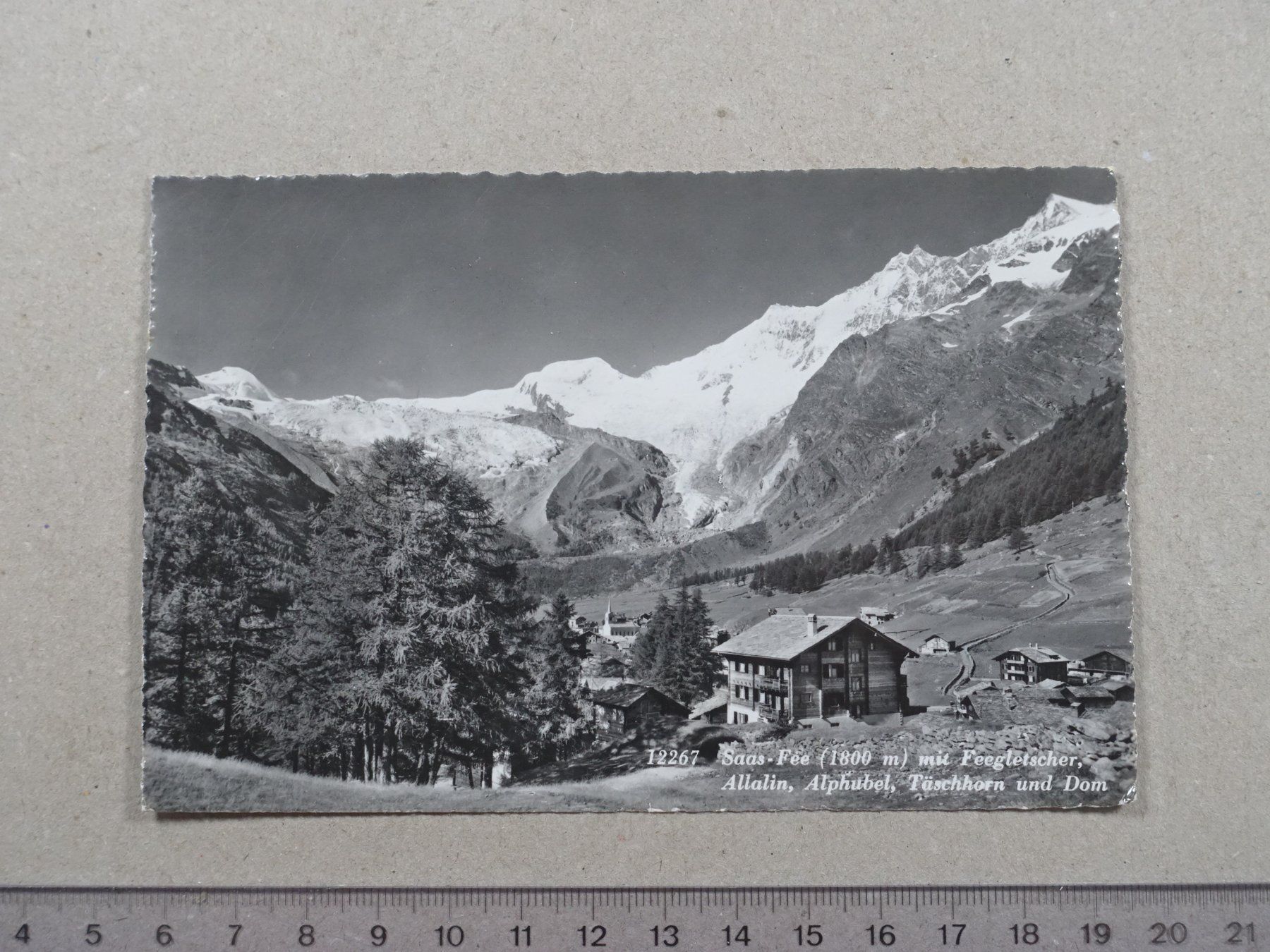 Cartes postales: Saas-Fee – D'occasion à Lenzburg par fh1